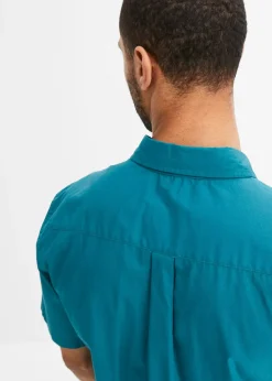 Homme bonprix Chemises|Chemise manches courtes 100 % coton