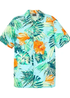 Homme bonprix Chemises|Chemise manches courtes 100% coton