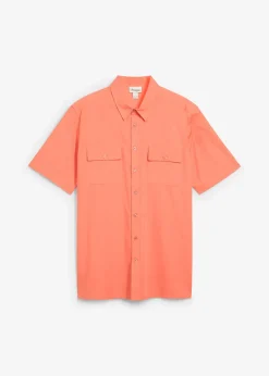 Homme bonprix Chemises|Chemise manches courtes 100 % coton