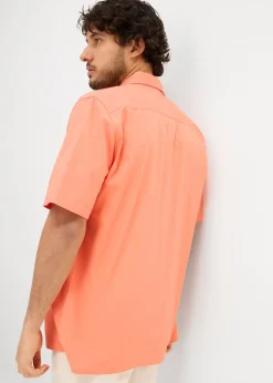 Homme bonprix Chemises|Chemise manches courtes 100 % coton