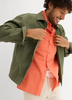 Homme bonprix Chemises|Chemise manches courtes 100 % coton