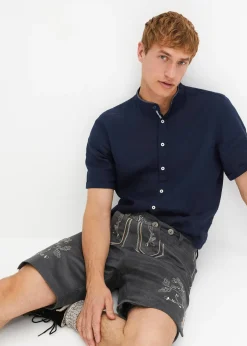 bonprix Chemise manches courtes 100% lin|Homme Chemises