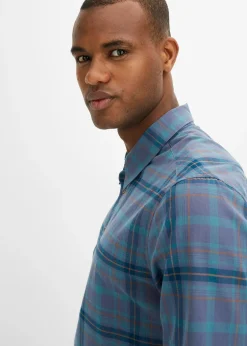 Homme bonprix Chemises|Chemise manches courtes 100% coton