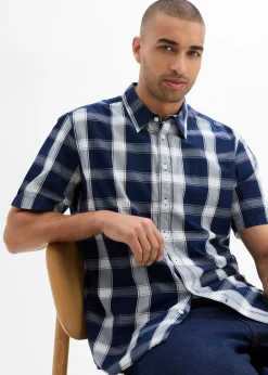 bonprix Chemise manches courtes 100% coton|Homme Chemises