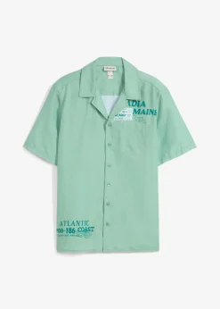 Homme bonprix Chemises|Chemise manches courtes 100% coton