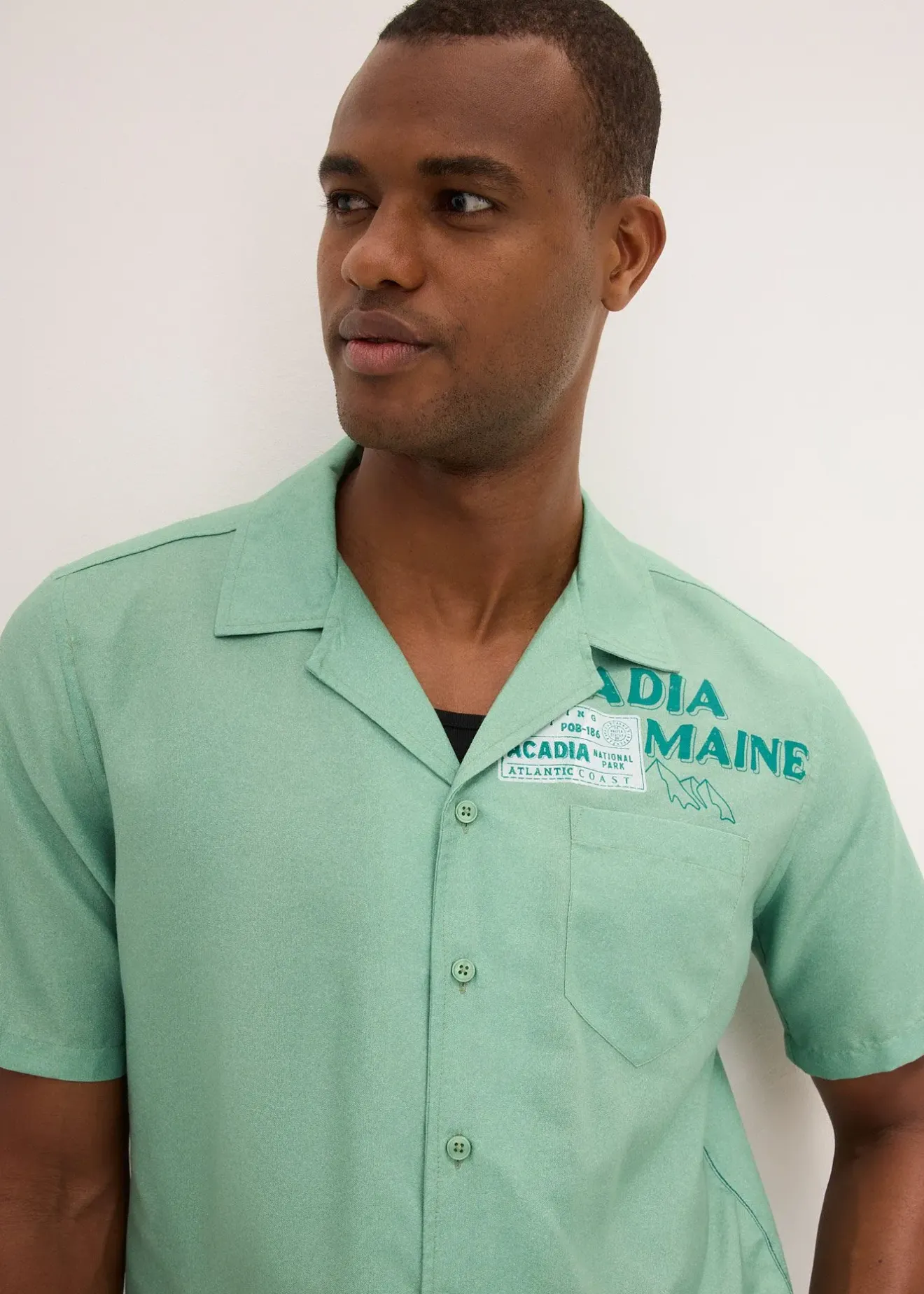 Homme bonprix Chemises|Chemise manches courtes 100% coton