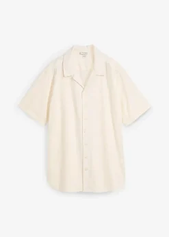 bonprix Chemise manches courtes en lin|Homme Chemises