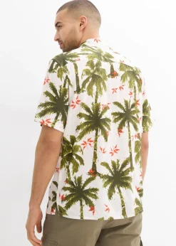 bonprix Chemise manches courtes en viscose, loose|Homme Mode Plage|Chemises