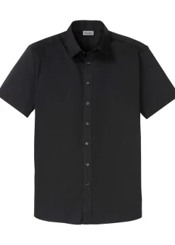 bonprix Chemise manches courtes extensible, slim|Homme Chemises
