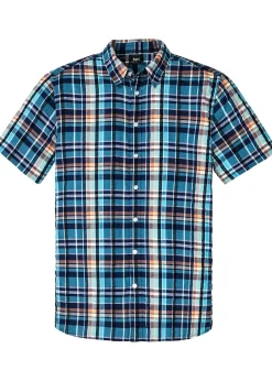 bonprix Chemise manches courtes en seersucker 100% coton|Homme Chemises