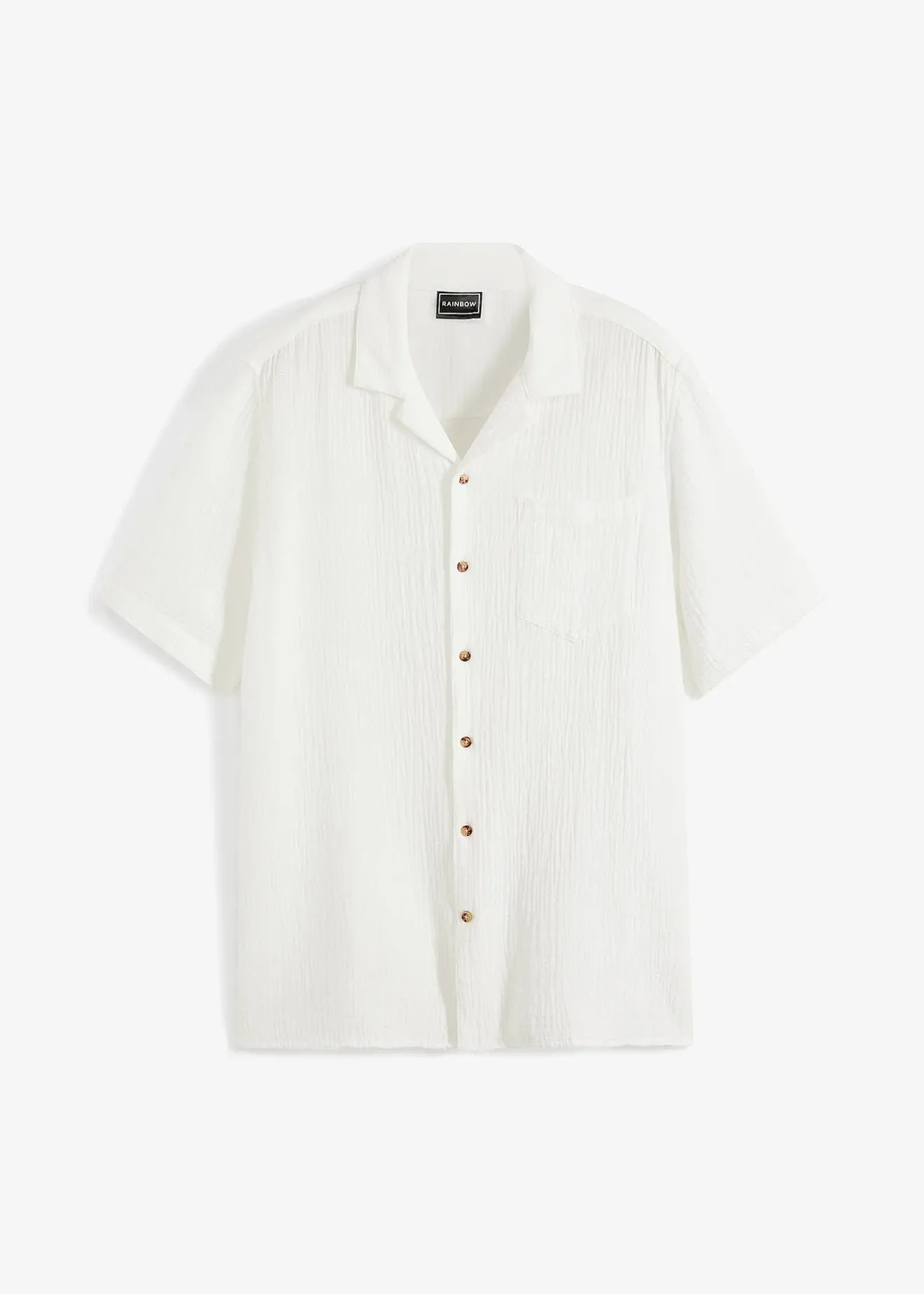 bonprix Chemise manches courtes en gaze 100% coton|Homme Chemises