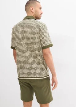 Homme bonprix Chemises|Chemise manches courtes en lin majoritaire