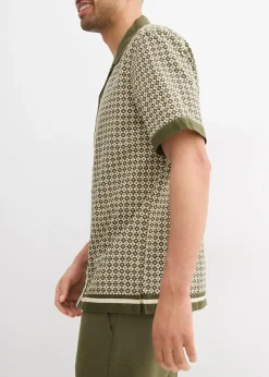 Homme bonprix Chemises|Chemise manches courtes en lin majoritaire