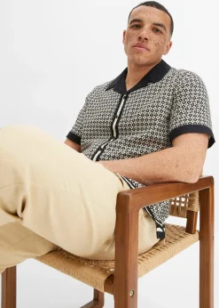 bonprix Chemise manches courtes en lin majoritaire|Homme Chemises