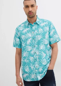 Homme bonprix Chemises|Chemise manches courtes en viscose