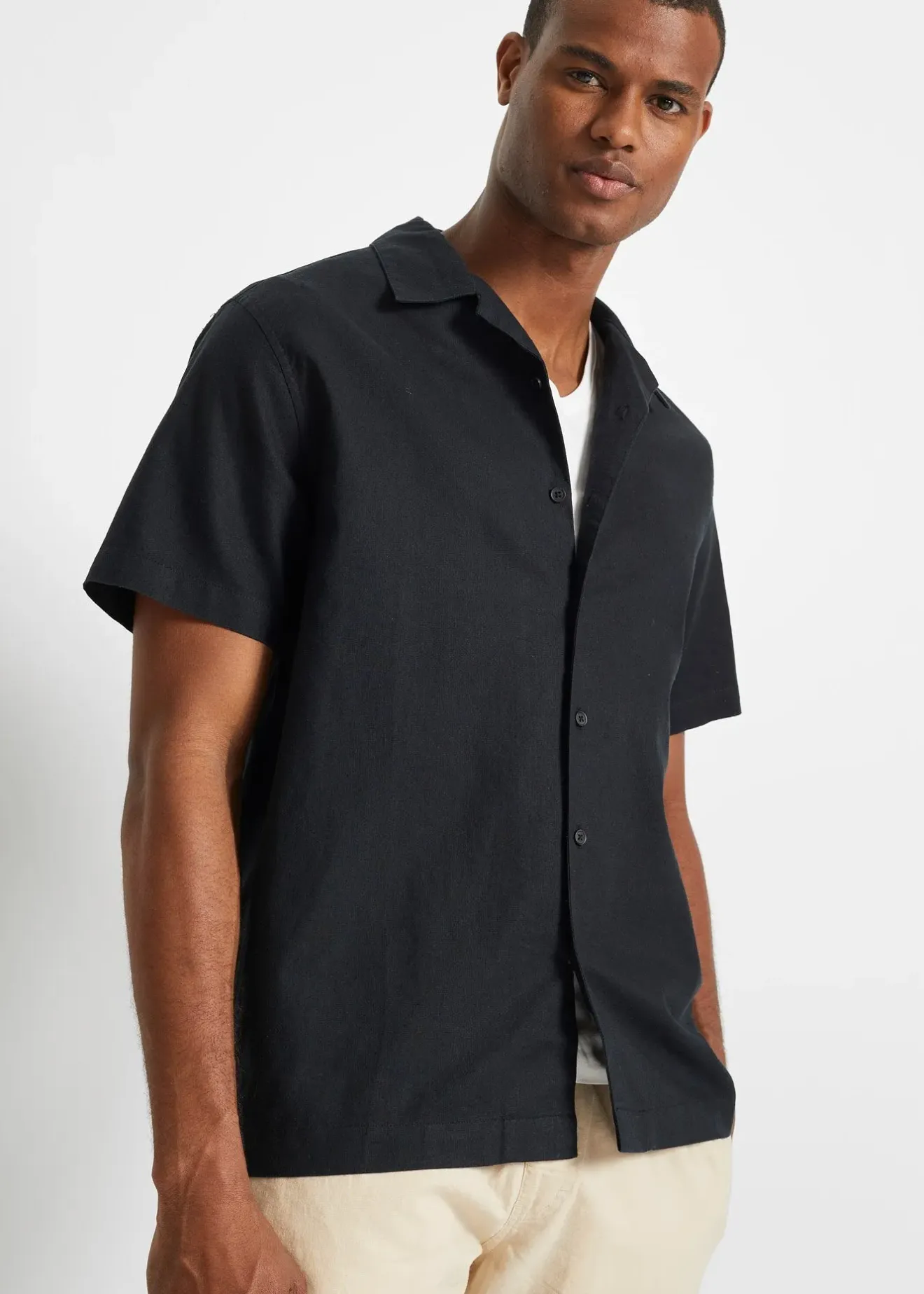 Homme bonprix Chemises|Chemise manches courtes légère, ample