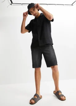 Homme bonprix Chemises|Chemise manches courtes légère, ample