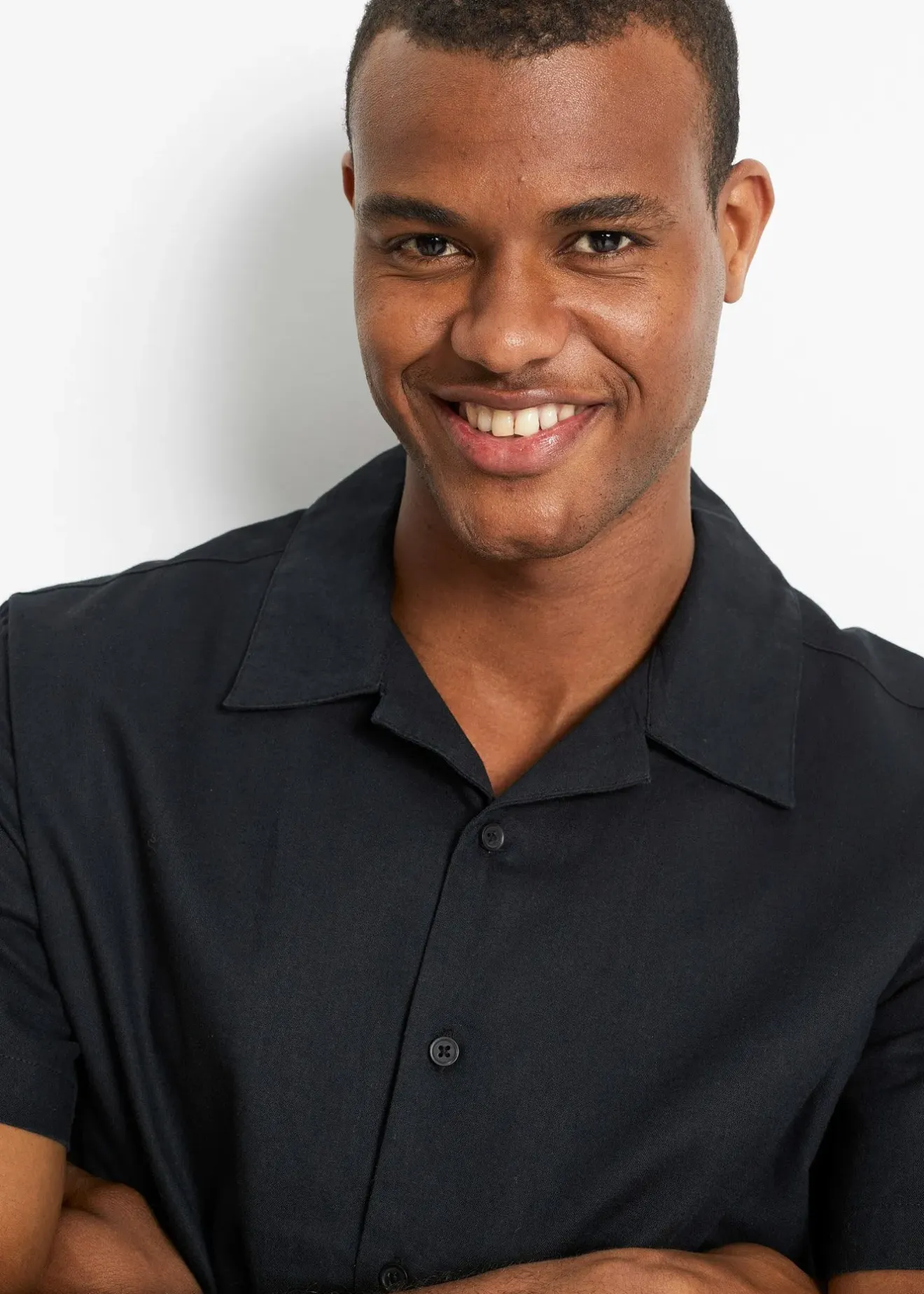 Homme bonprix Chemises|Chemise manches courtes légère, ample