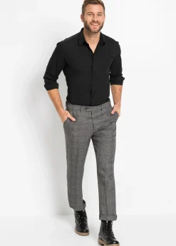 Homme bonprix Chemises|Chemise manches longues 100% coton