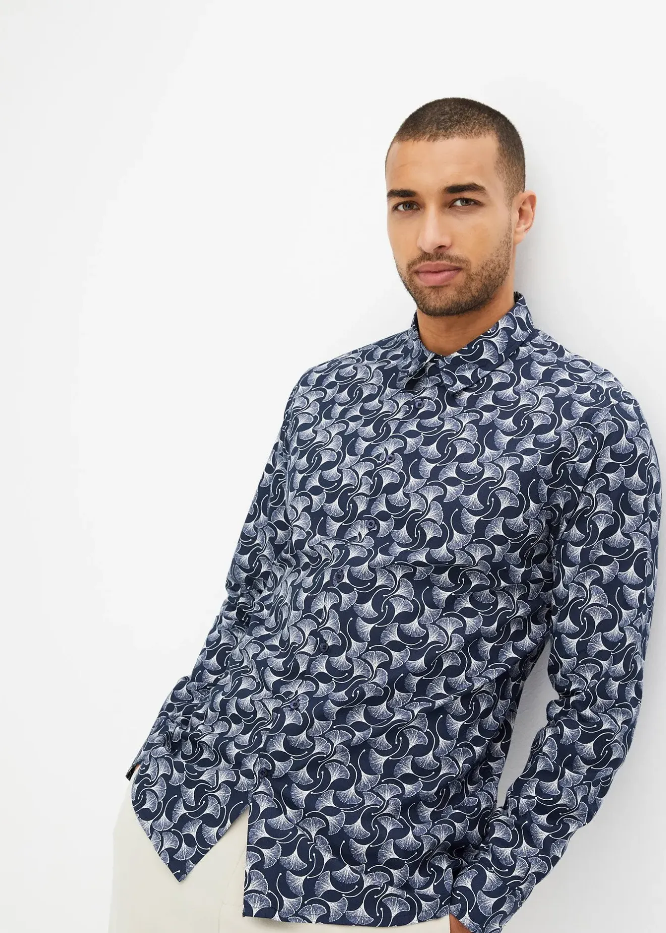 bonprix Chemise manches longues à motif|Homme Chemises