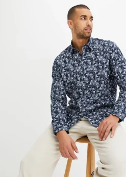 bonprix Chemise manches longues à motif|Homme Chemises