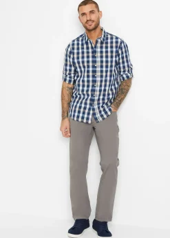 Homme bonprix Chemises|Chemise manches longues 100% coton