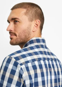 Homme bonprix Chemises|Chemise manches longues 100% coton