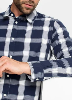 Homme bonprix Chemises|Chemise manches longues 100% coton