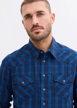 bonprix Chemise manches longues 100% coton|Homme Chemises