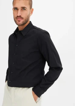 Homme bonprix Chemises|Chemise manches longues extensible, Regular Fit