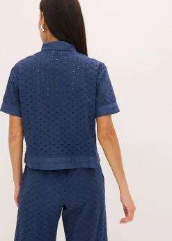 Femme bonprix Chemisiers|Chemisier à broderies anglaises