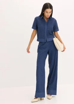 Femme bonprix Chemisiers|Chemisier à broderies anglaises