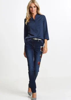 Femme bonprix Chemisiers|Chemisier à col châle