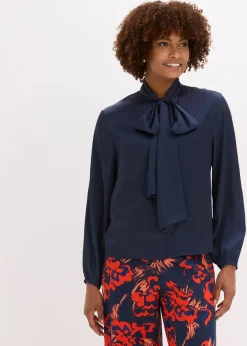 bonprix Chemisier à col lavallière|Femme Chemisiers