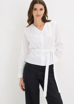 bonprix Chemisier 100% coton|Femme Chemisiers