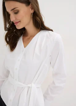 bonprix Chemisier 100% coton|Femme Chemisiers