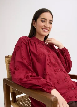 bonprix Chemisier 100% coton|Femme Chemisiers