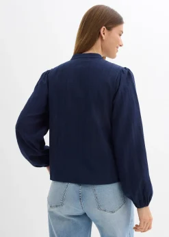 Femme bonprix Chemisiers|Chemisier brodé en coton