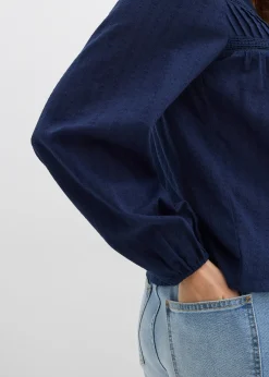 Femme bonprix Chemisiers|Chemisier brodé en coton