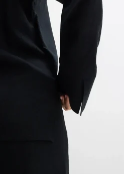 bonprix Chemisier cache-cœur en lin mélangé|Femme Deux Pièces & Ensembles|Chemisiers