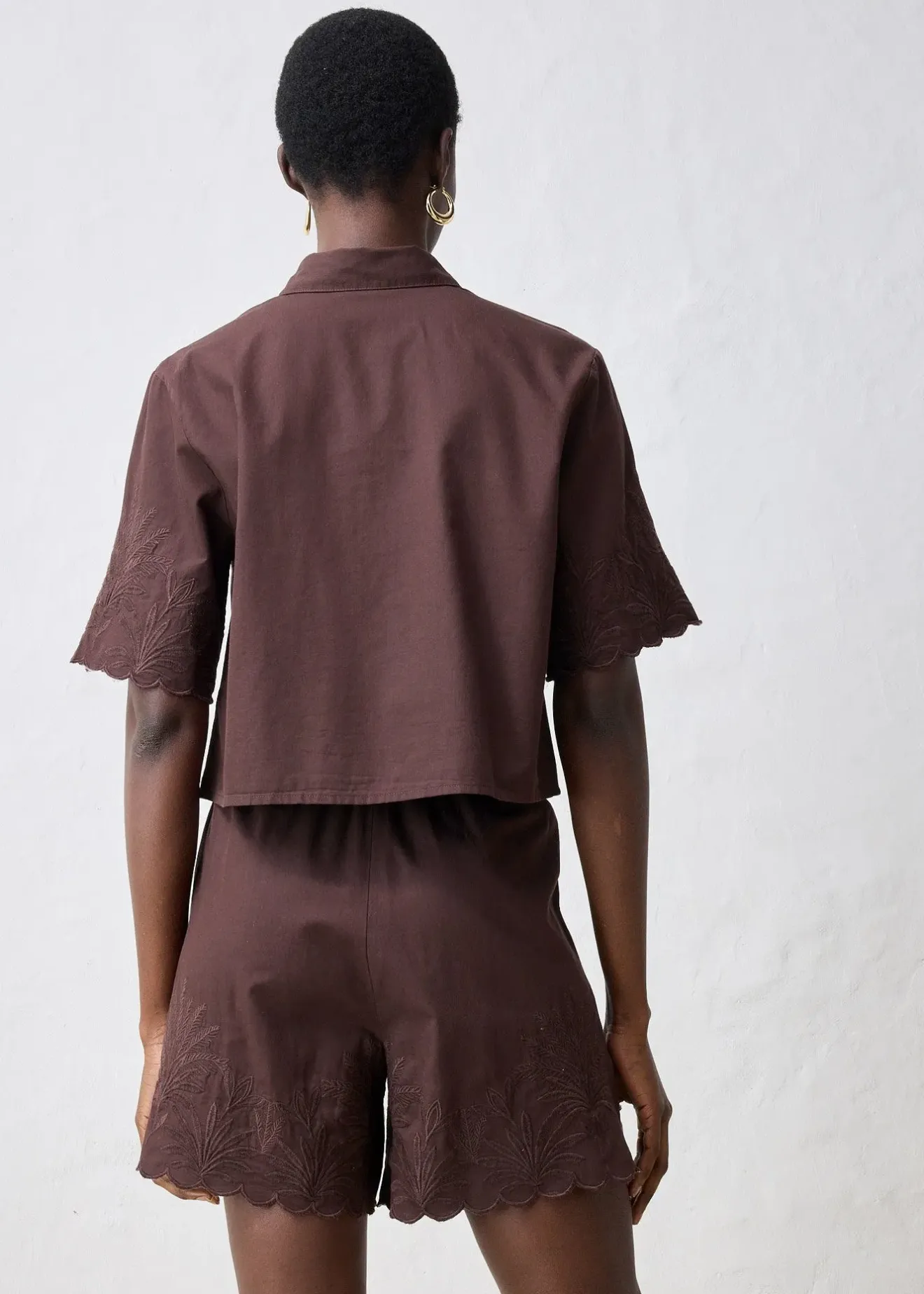 Femme bonprix Premium|Chemisiers|Chemisier court avec soie