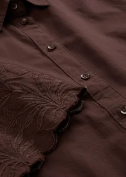 Femme bonprix Premium|Chemisiers|Chemisier court avec soie