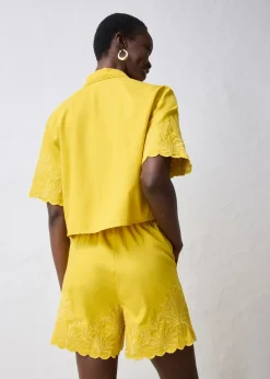 bonprix Chemisier court avec soie|Femme Premium|Chemisiers