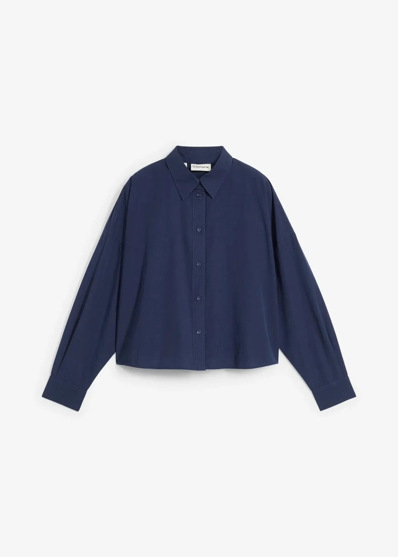 bonprix Chemisier court et oversize en coton et soie|Femme Premium|Chemisiers