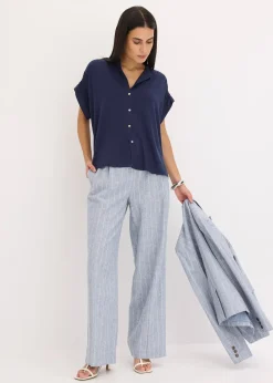 bonprix Chemisier doux en jersey viscose|Femme T-Shirts & Tops