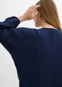 bonprix Chemisier en coton à manches larges|Femme Chemisiers