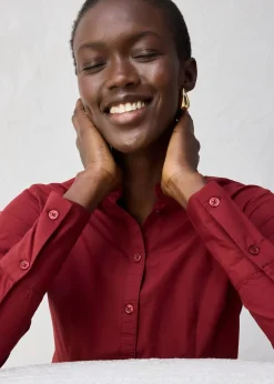 bonprix Chemisier en coton et soie|Femme Premium|Chemisiers
