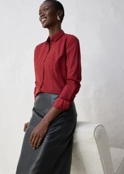 bonprix Chemisier en coton et soie|Femme Premium|Chemisiers