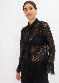 bonprix Chemisier en dentelle|Femme Chemisiers