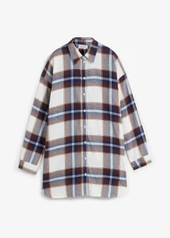 bonprix Chemisier en flanelle 100% coton|Femme Chemisiers